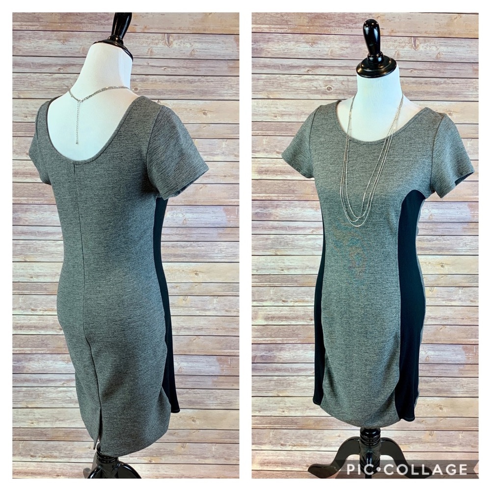 Velvet by Graham & Spencer Grey and Black M Dress